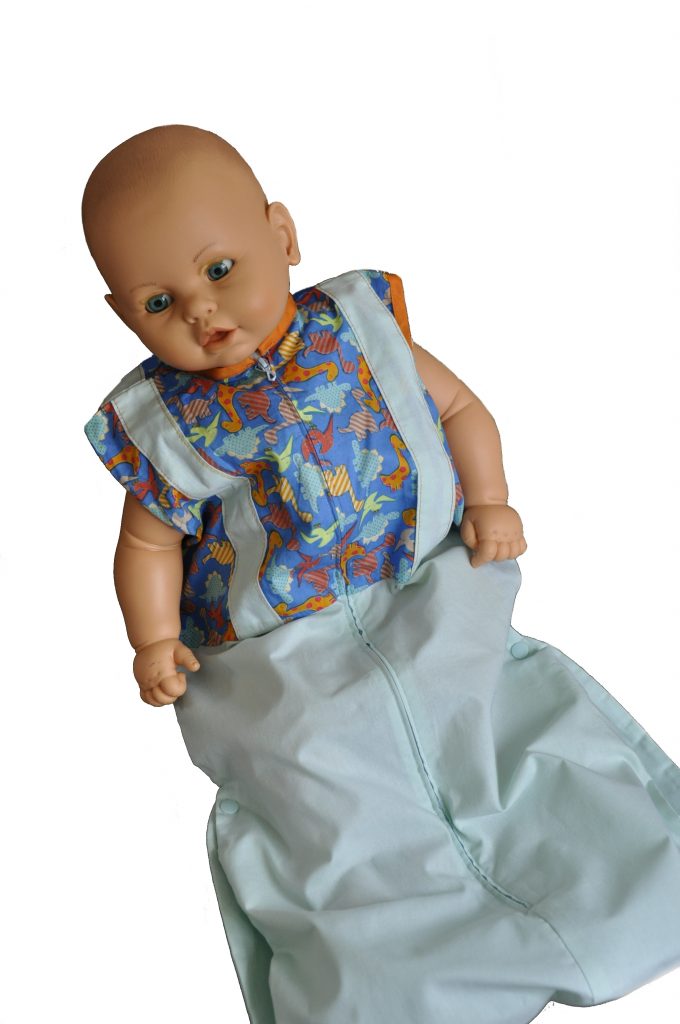 Création couture bébé, Atelier de couture, Pezens, Carcassonne,
gigoteuse été bébé